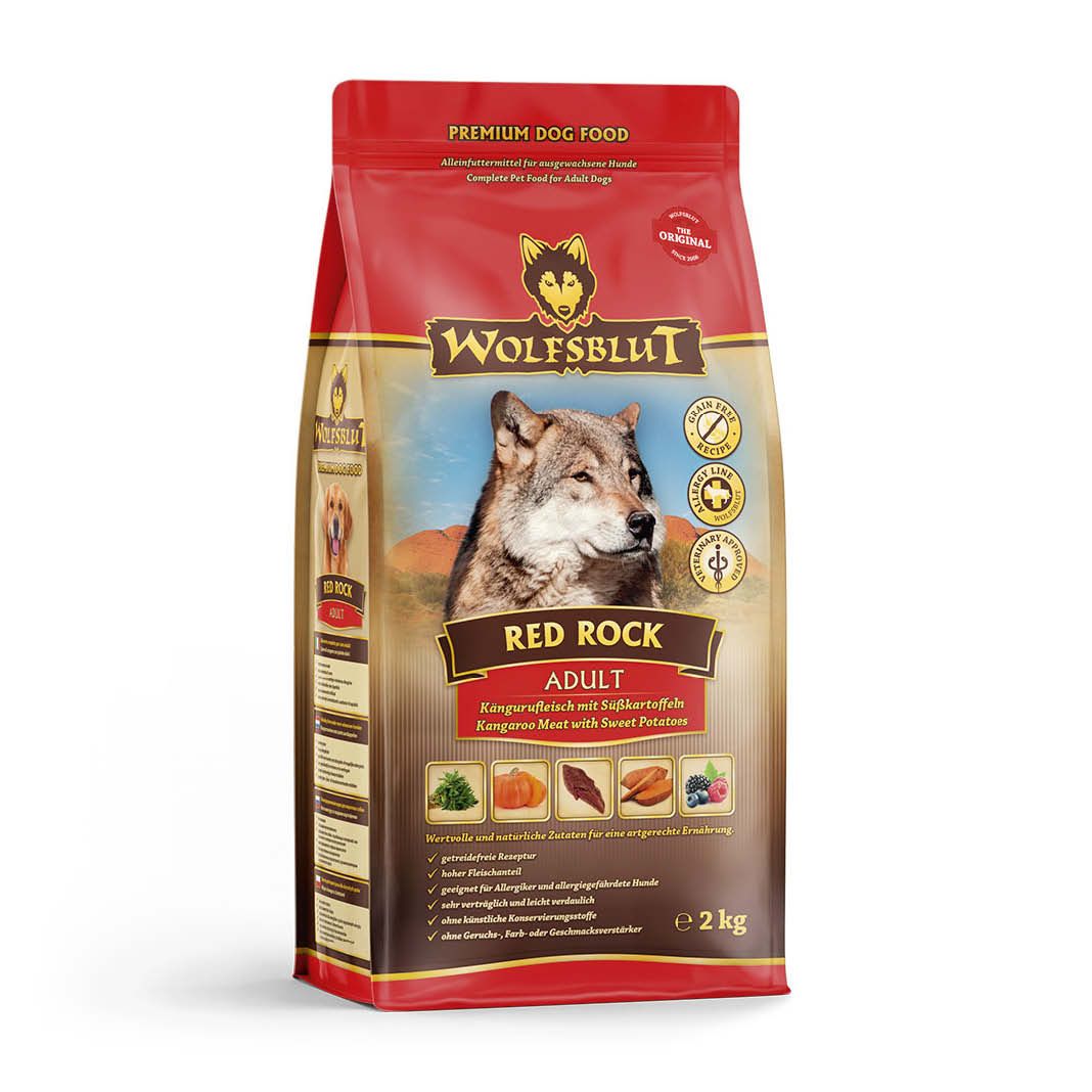 Wolfsblut Red Rock Adult - Känguru mit Kürbis | 2 kg