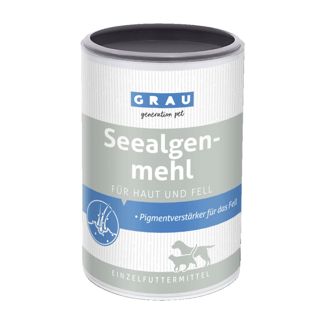 Grau Hund & Katze Seealgenmehl | 400 g