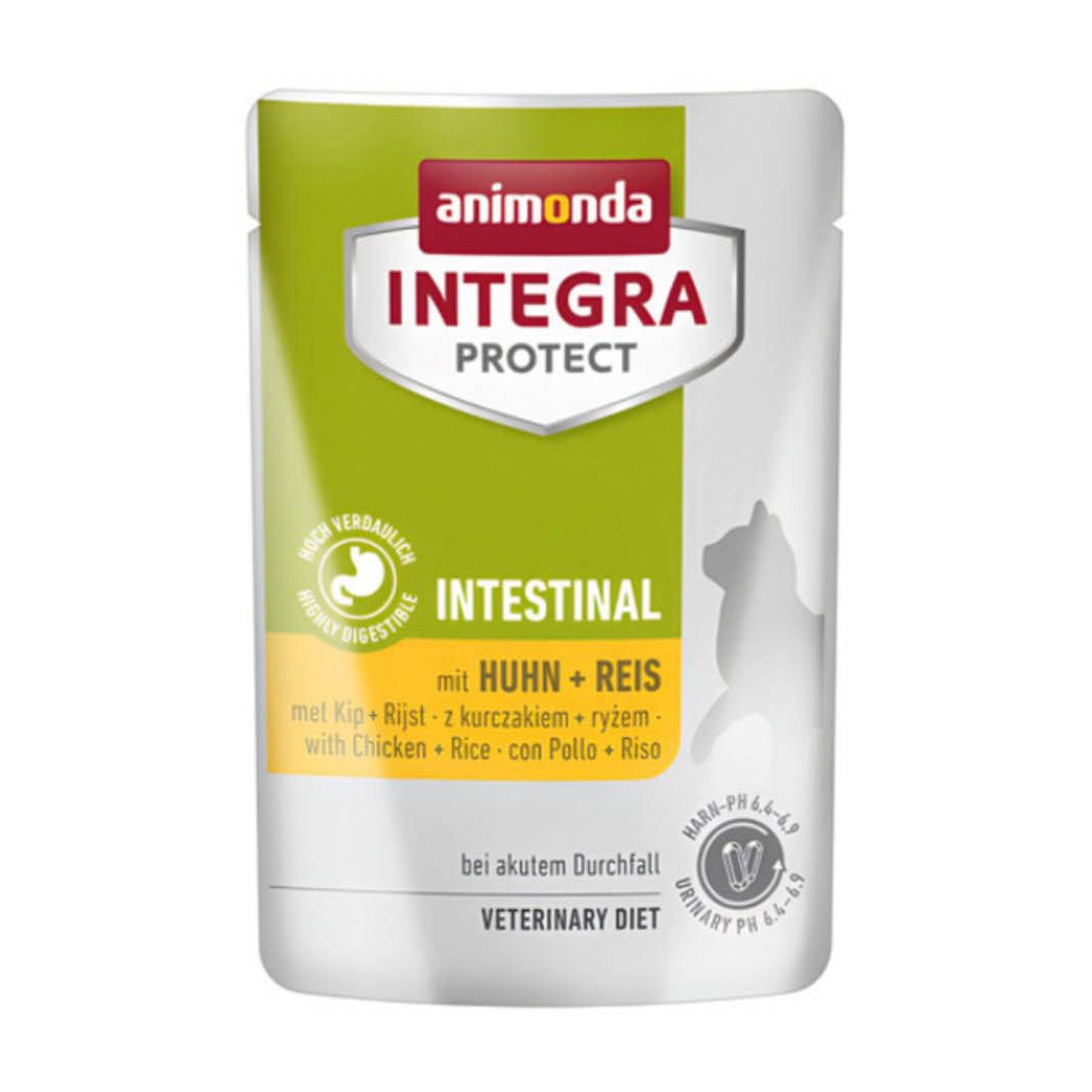 animonda INTEGRA PROTECT - Pouch - Intestinal - mit Huhn & Reis | 24 x 85 g