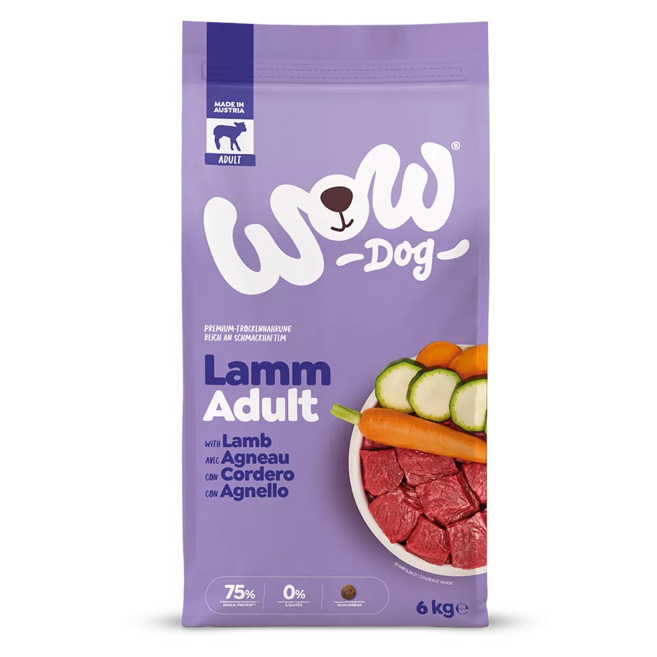WOW DOG TROCKEN ADULT mit Lamm