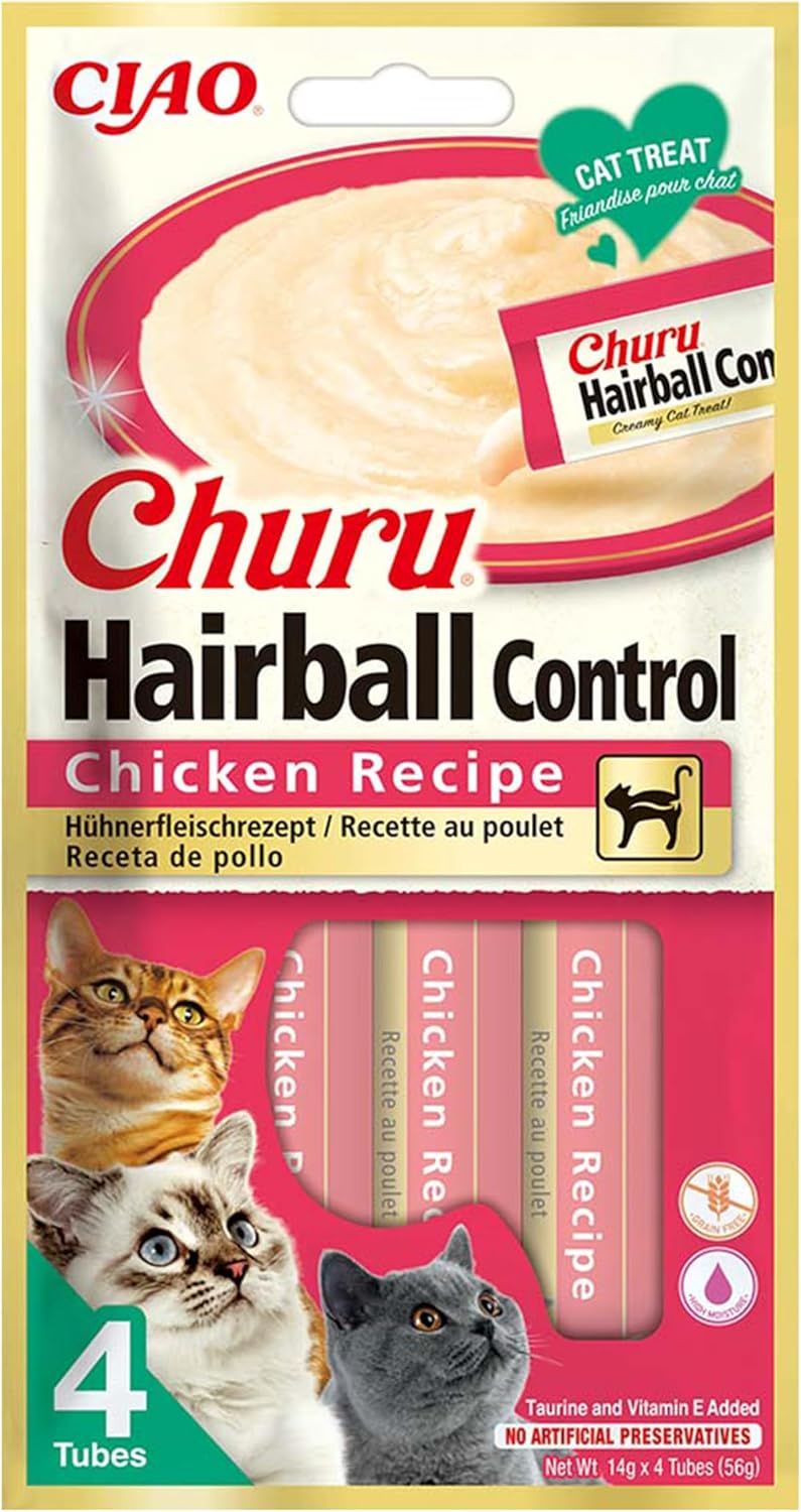 INABA Cat Churu Functional Hairball Controll Huhn