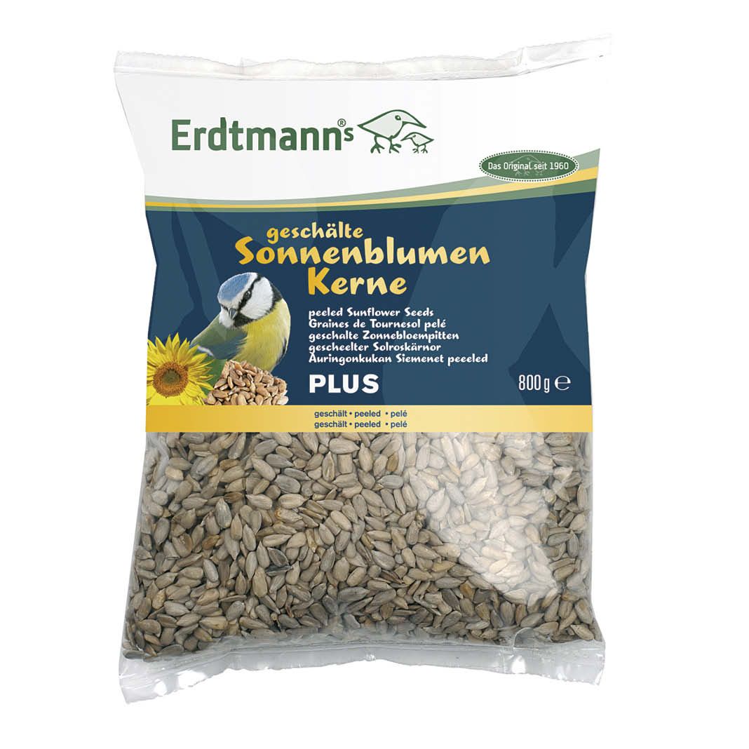 Erdtmann's Geschälte Sonnenblumenkerne PLUS | 800 g
