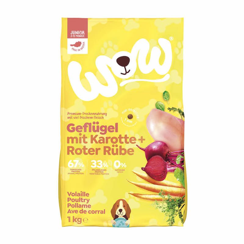 WOW TROCKEN Minis JUNIOR Geflügel | 1 kg