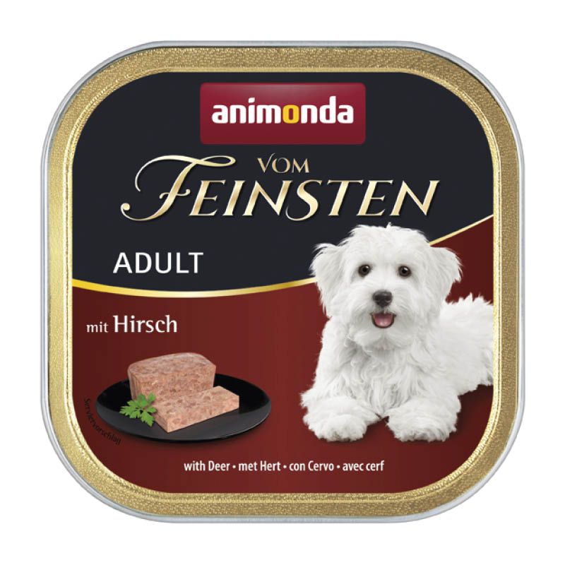animonda Vom Feinsten - Schale - Adult - mit Hirsch | 22 x 150 g