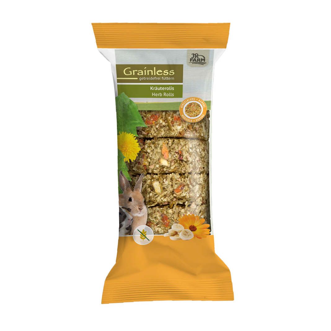 JR Farm Grainless Kräuterolis Ringelblume-Banane | 5 x 80 g