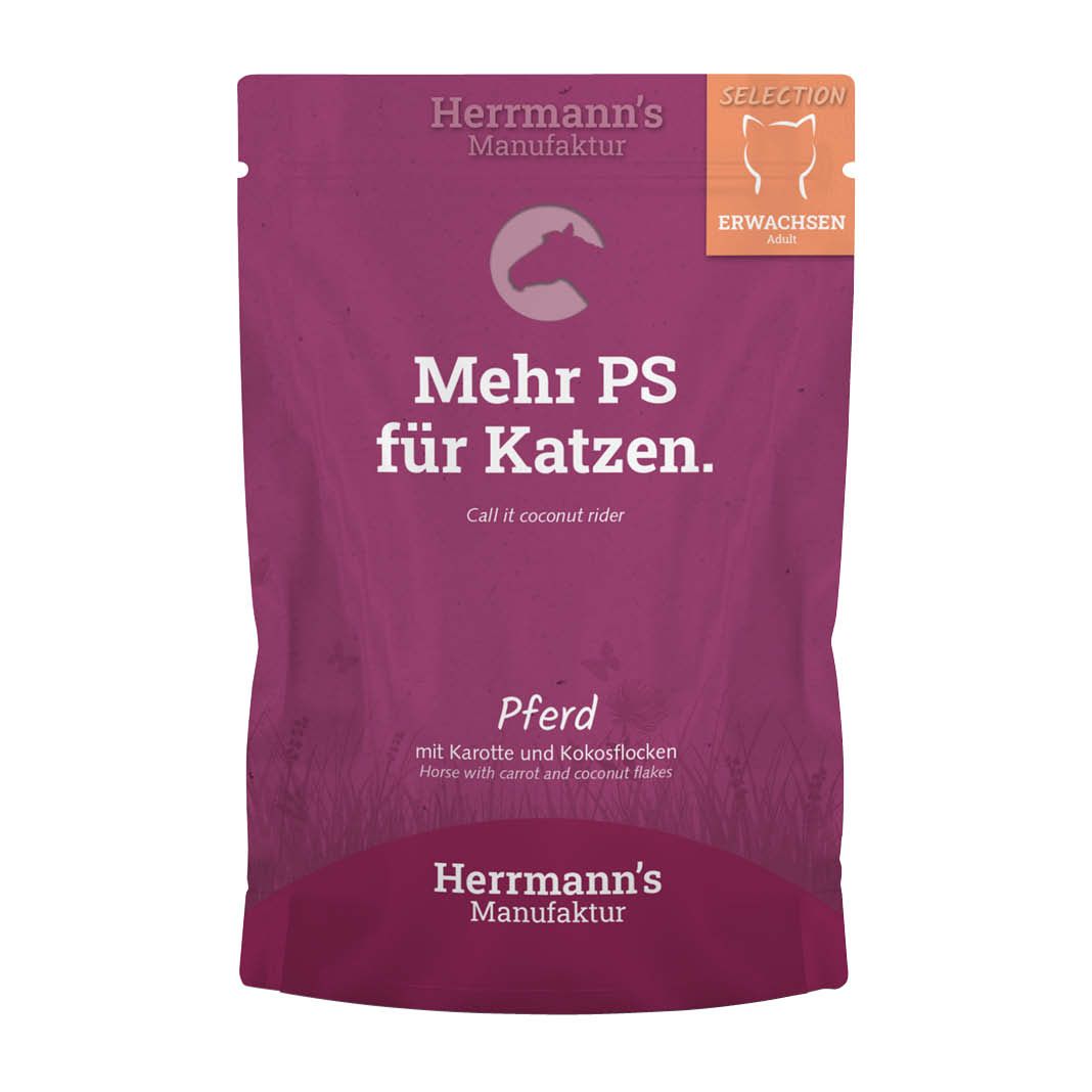 Herrmanns Selection Cat - Kaninchen und Käse | 12 x 200 g