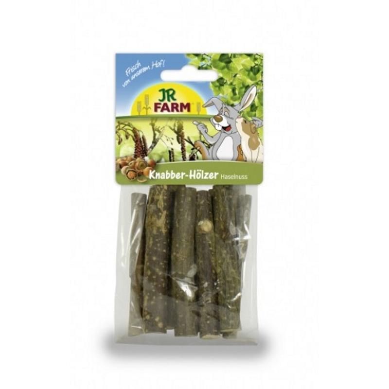 JR Farm Knabber-Hölzer Haselnuss | 8 x 40 g