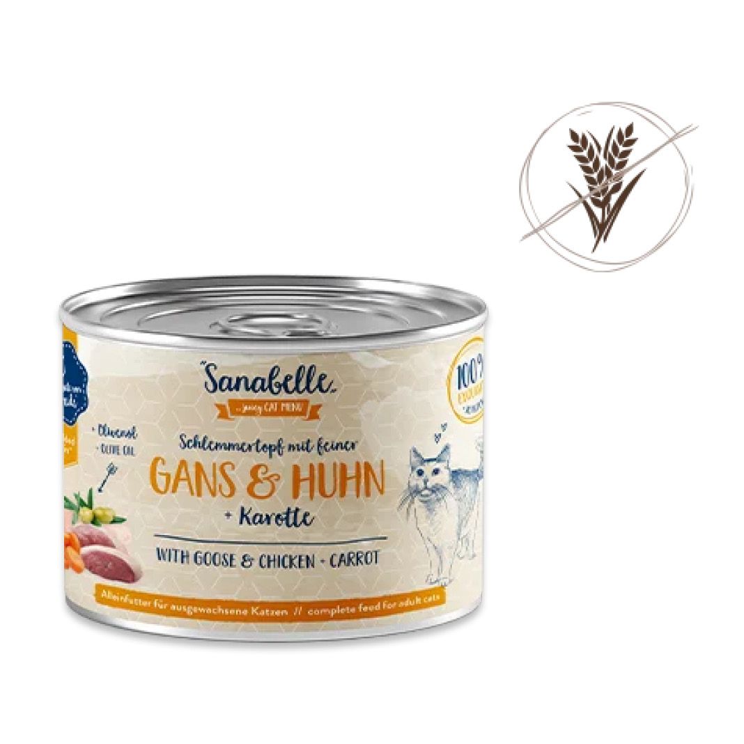 Sanabelle Schlemmertopf mit saftigem Rind & Pute | 6 x 380 g