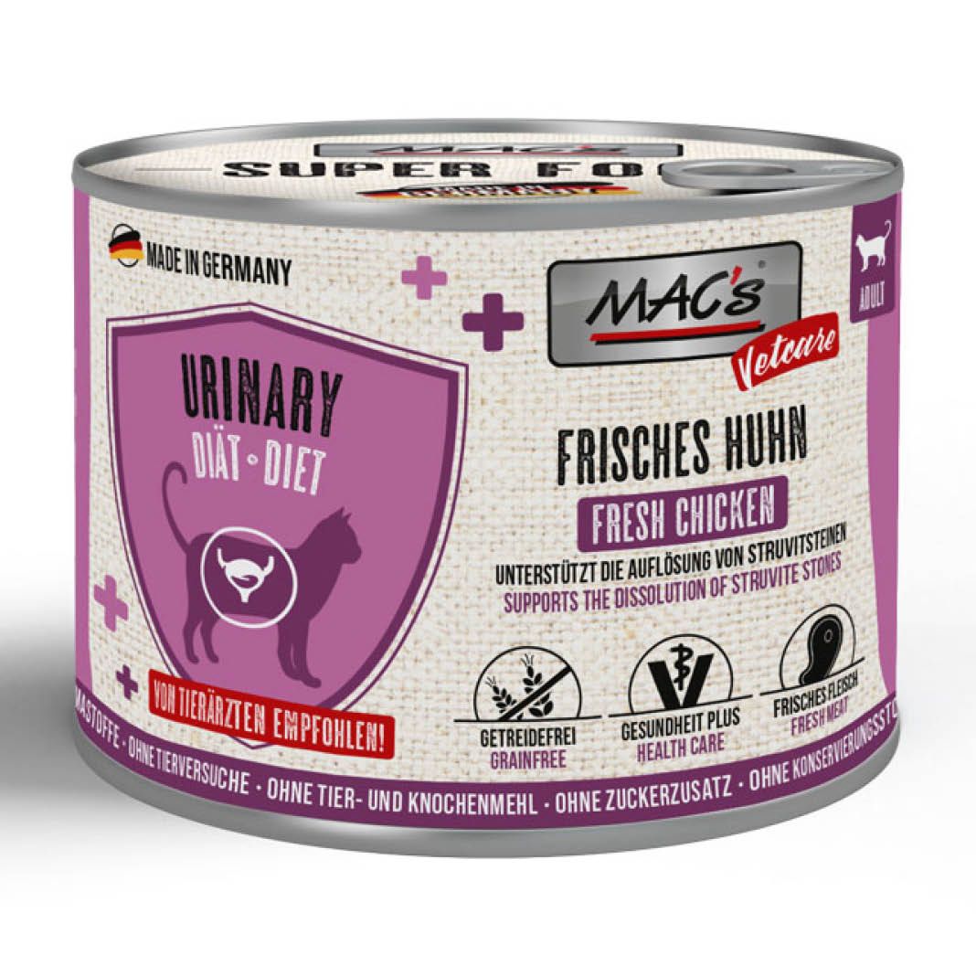 MAC's - Cat - Vetcare Urinary Huhn | 6 x 200 g