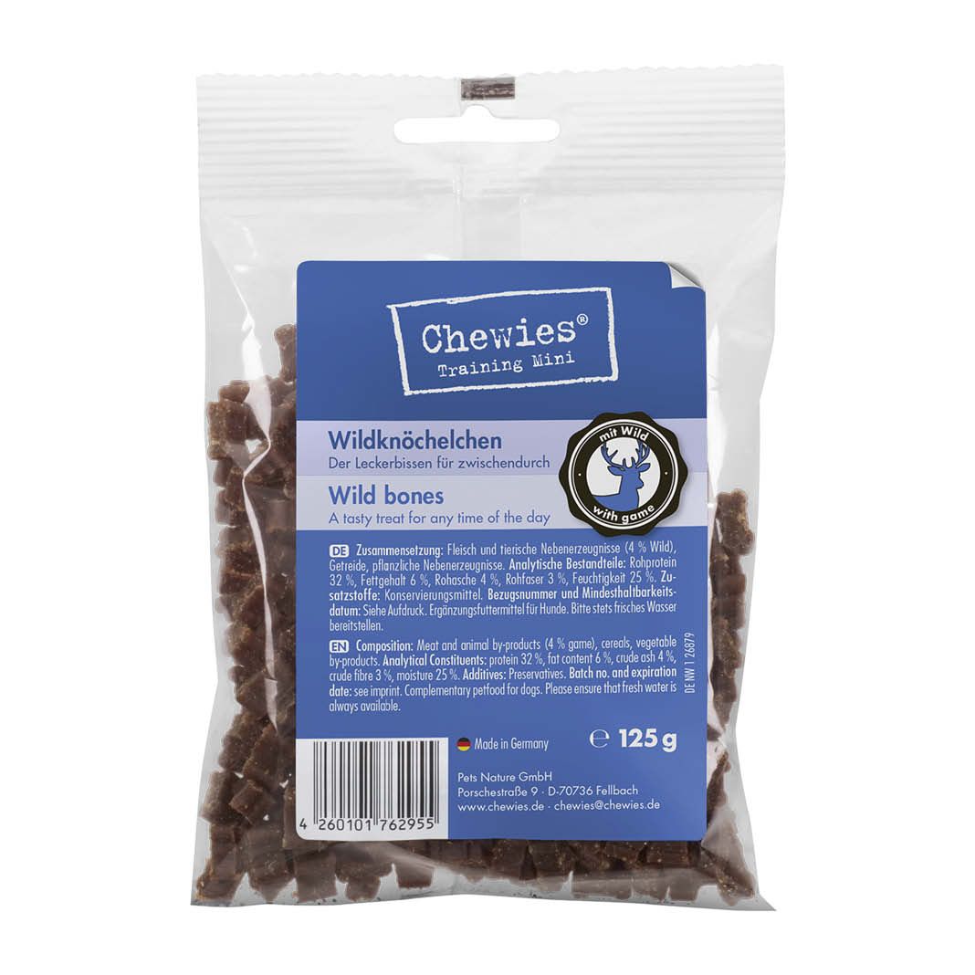Chewies Mini Wildknöchelchen | 125 g