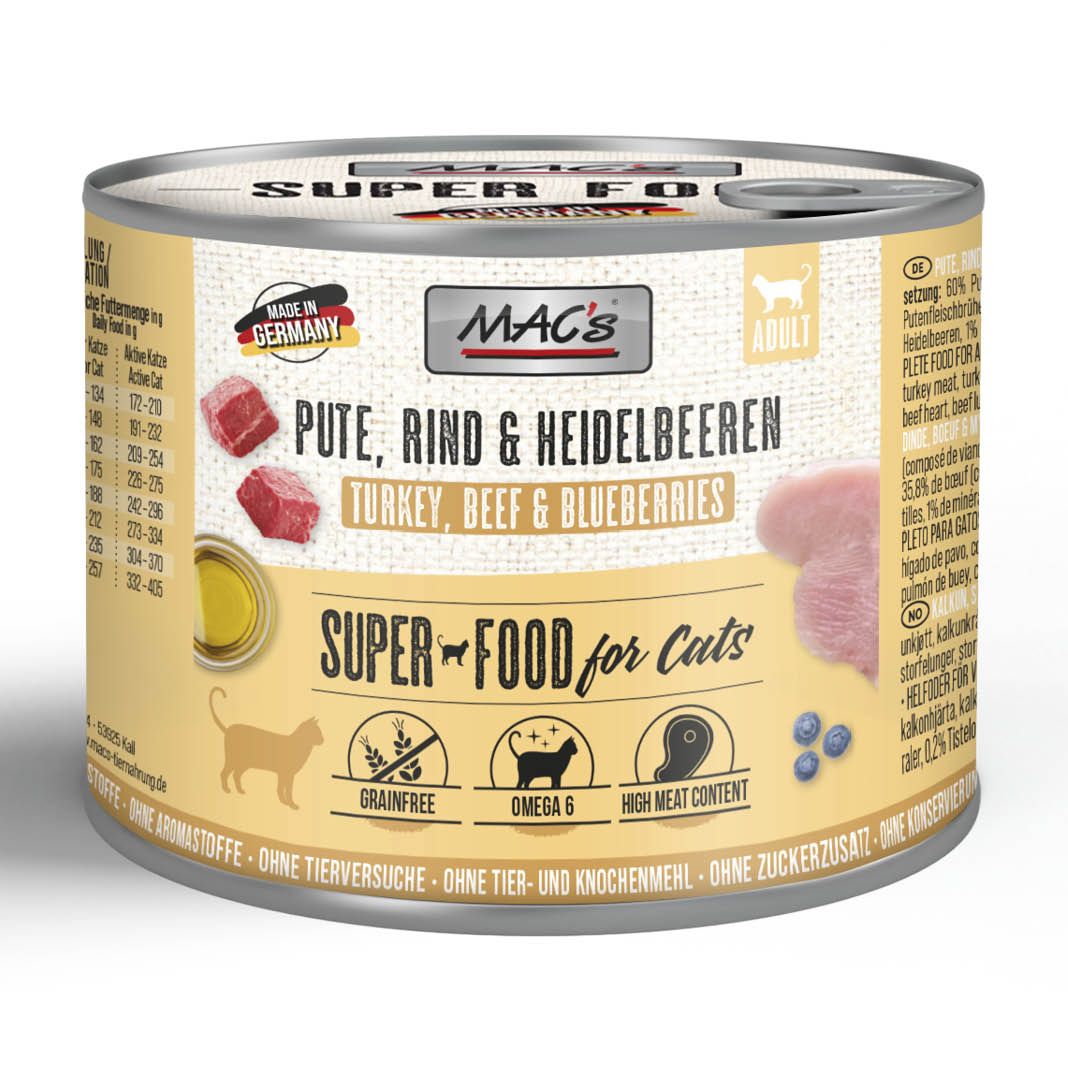 MAC's - Cat - Pute & Heidelbeeren | 12 x 200 g