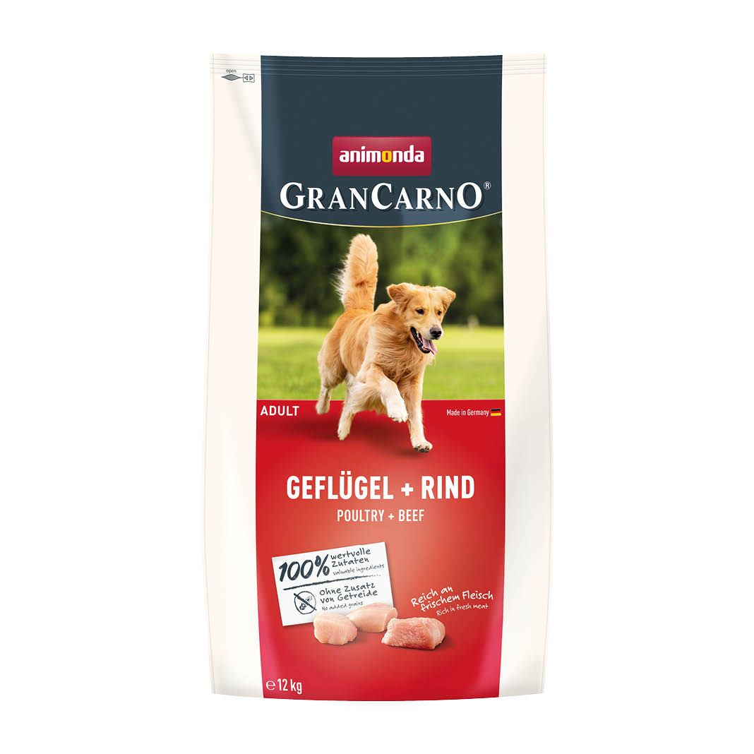 animonda GranCarno Trockenfutter Adult Geflügel+Rind | 4 kg