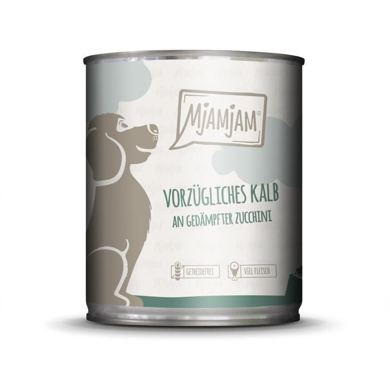 MjAMjAM Dog - Junior - Saftiges Hühnchen mit Ei | 6 x 800 g