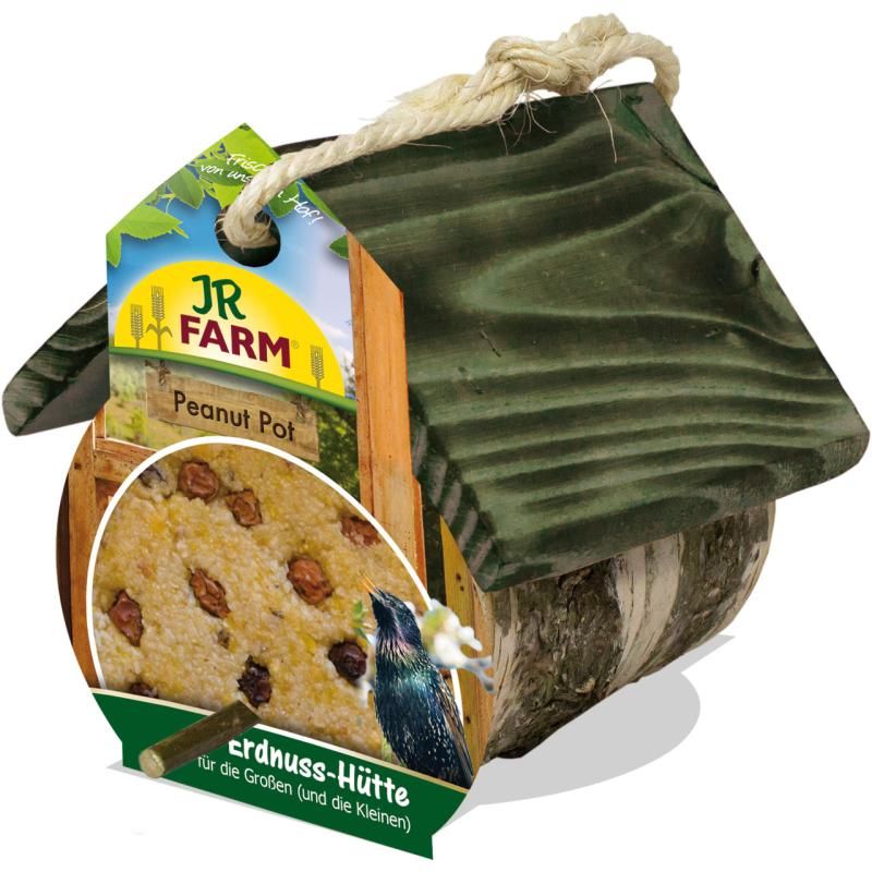 JR FARM Peanut Pot Erdnuss-Hütte inkl. Nachfüller