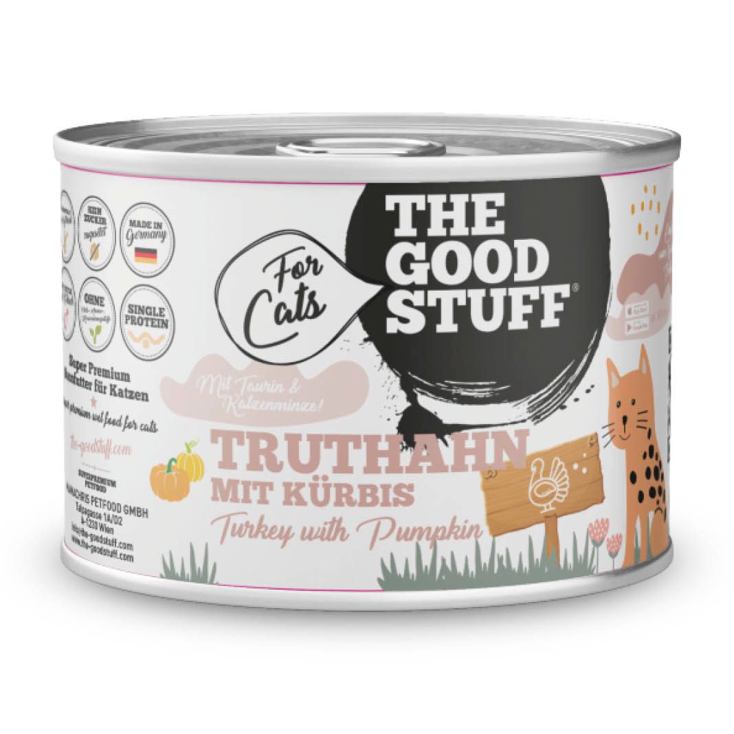 THE GOODSTUFF Truthahn mit Kürbis | 6 x 200 g