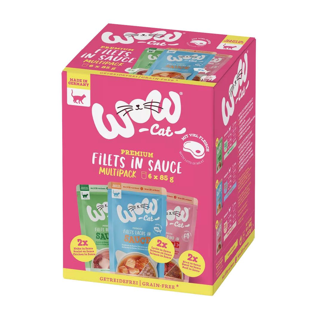 WOW CAT Saucen-Menü - Multipack | 6 x 85 g