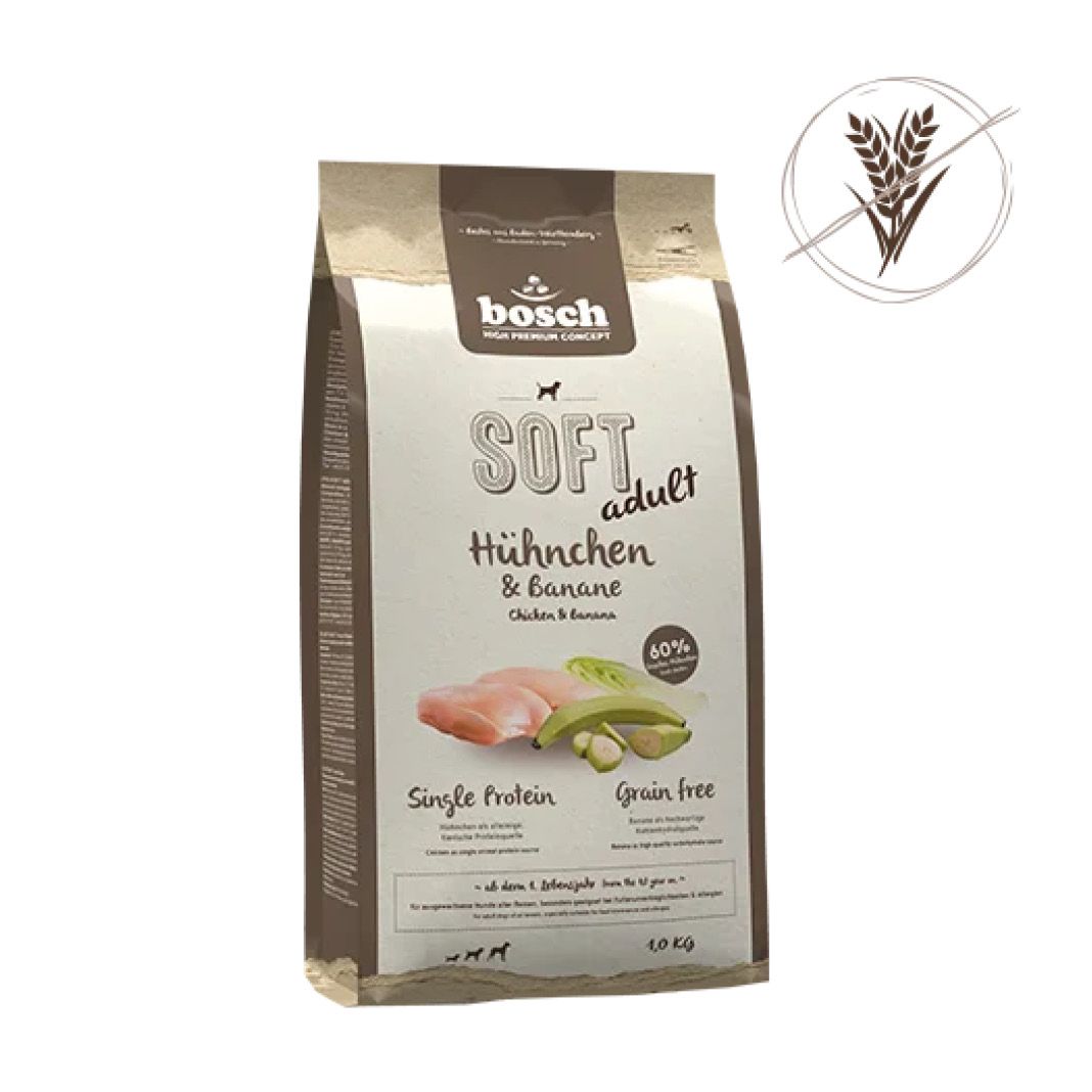 Bosch HPC Soft/Plus Adult Hühnchen & Banane | 1 kg