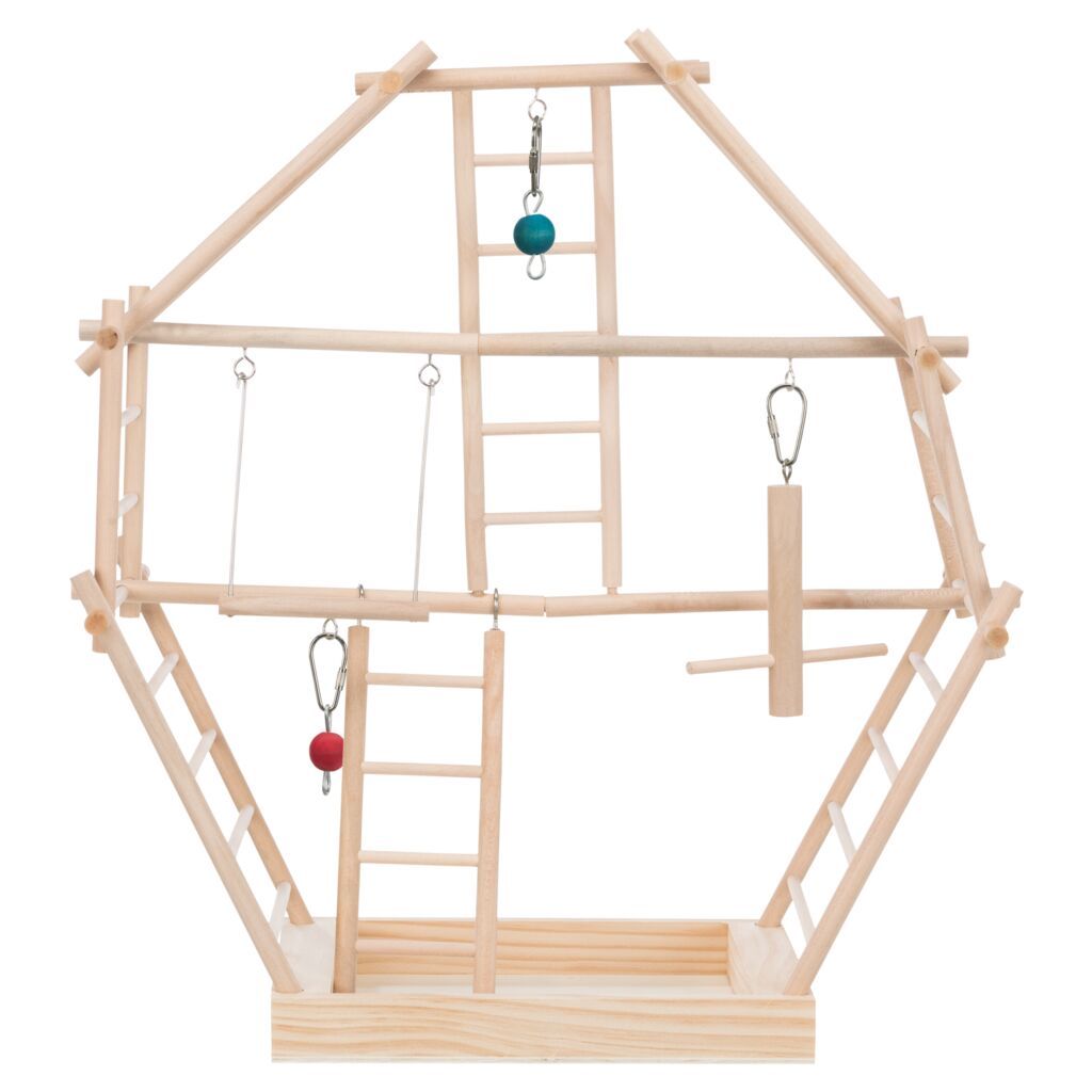 TRIXIE Leiterspielplatz, Holz | 44 x 44 x 16 cm