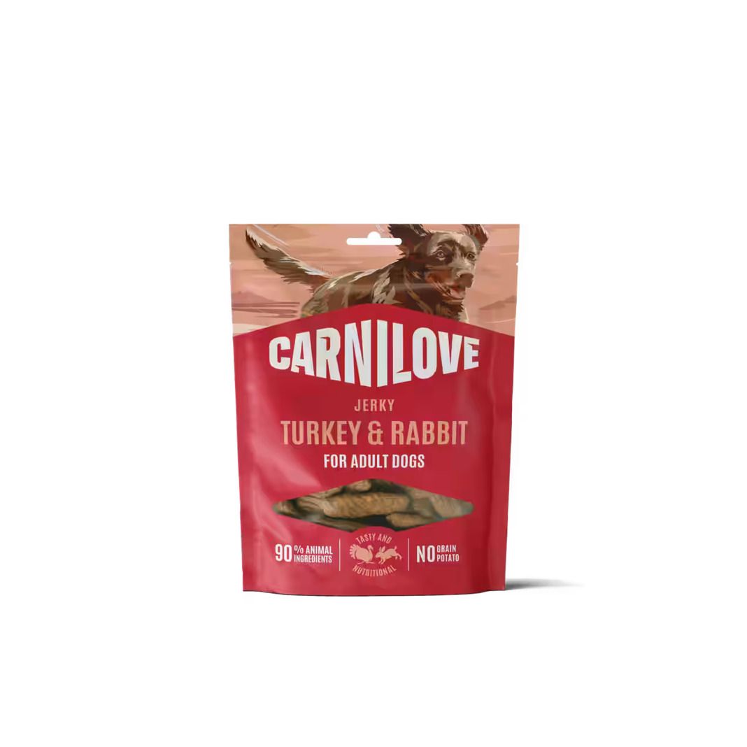 Carnilove Dog Jerky Snack - Pute & Kaninchen | 12 x 100 g