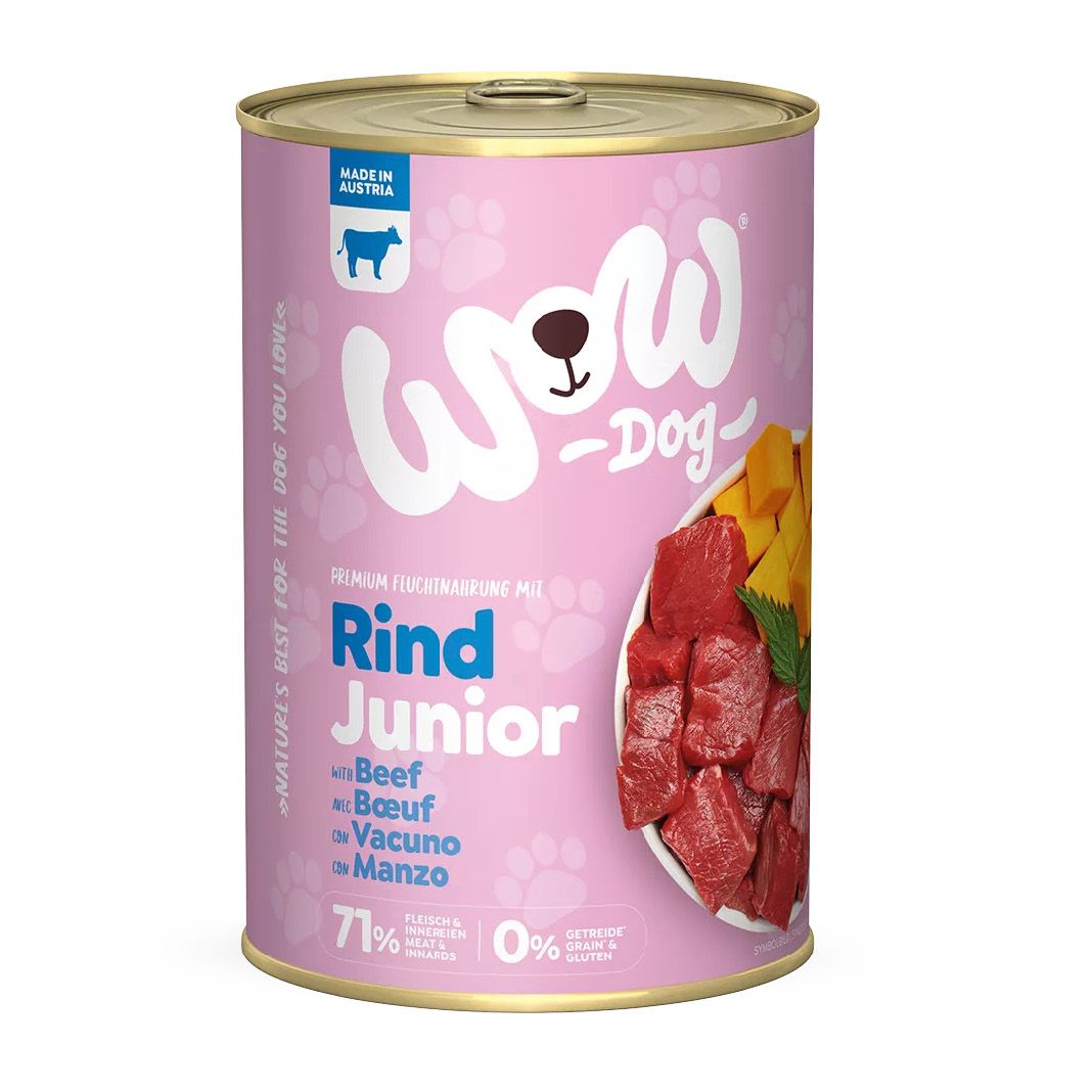 WOW Junior - Rind | 6 x 400 g | 6 x 400 g | Rind | 1wow0019