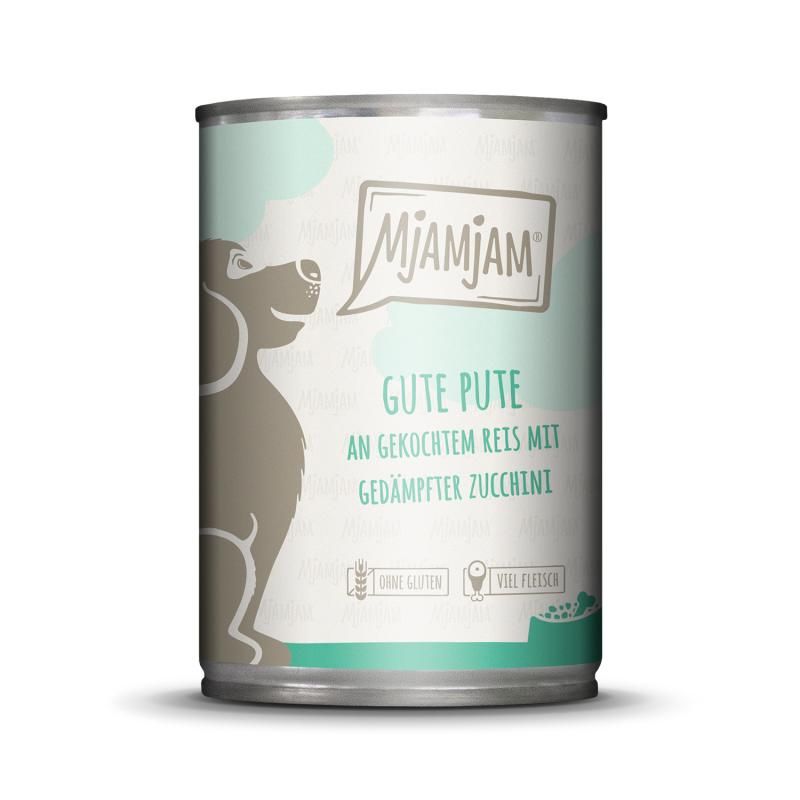 MjAMjAM Dog - Junior - Saftiges Hühnchen mit Ei | 6 x 800 g