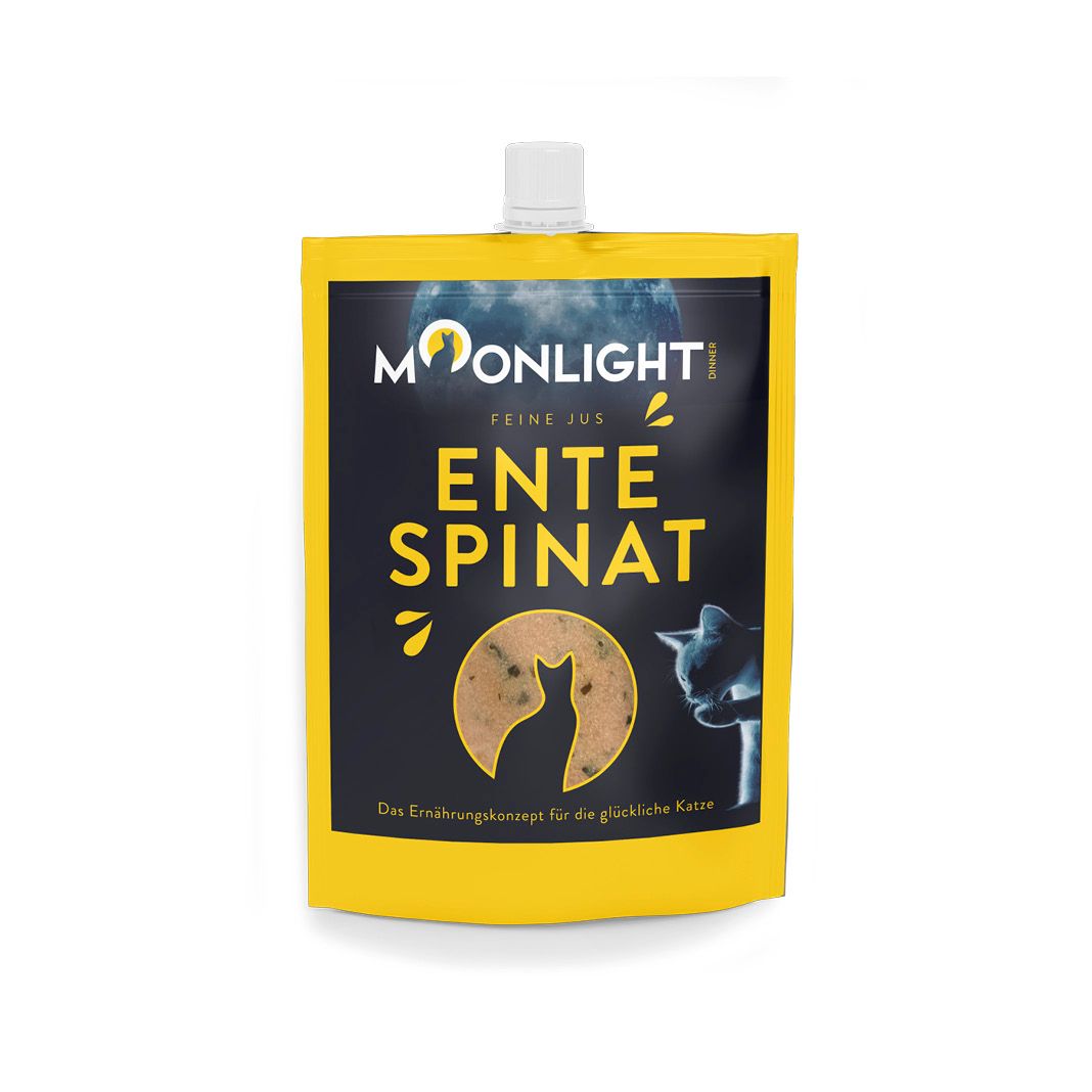 Moonlight Dinner Feine Jus - Ente mit Spinat | 10 x 60 g