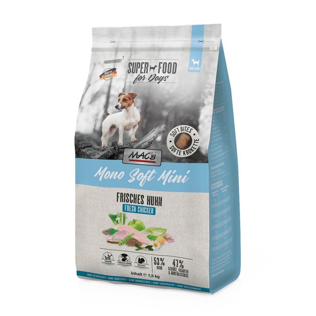 MAC's - Dog - Mono Soft Mini - Frisches Huhn | 1,5 kg
