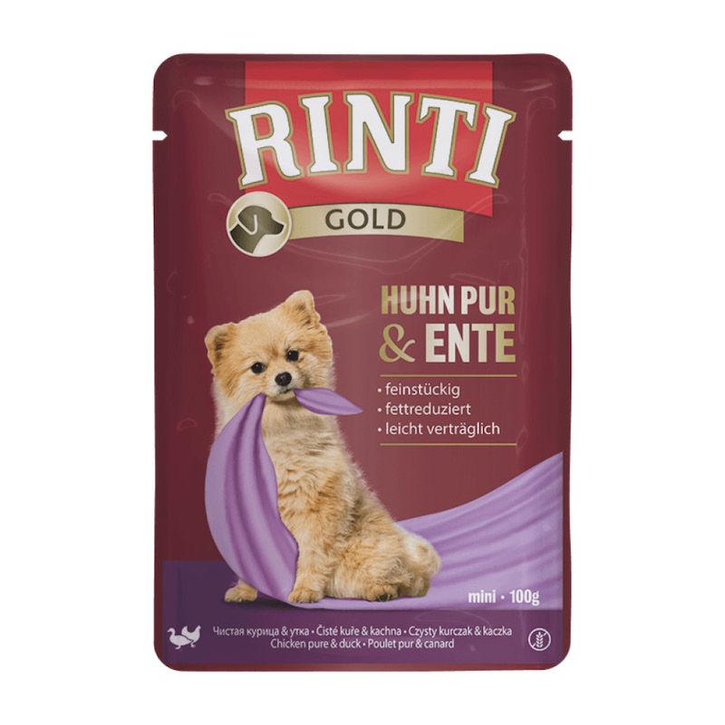Rinti Gold Huhn+Ente Pouch | 10 x 100 g