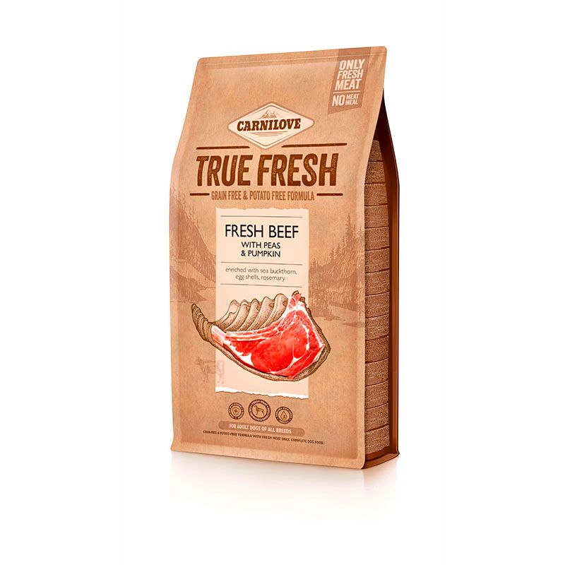 Carnilove Dog True Fresh - Adult - Frisches Rind | 2 x 4 kg