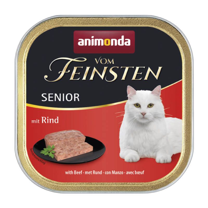 animonda Vom Feinsten - Schale - Senior - mit Rind | 32 x 100 g