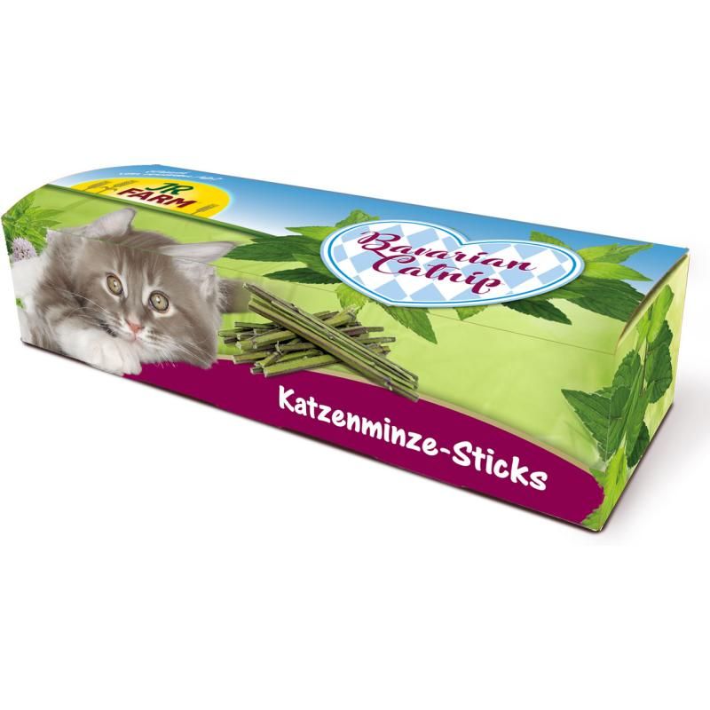 JR FARM Bavarian Catnip Katzenminze-Sticks | 8 x 8 g