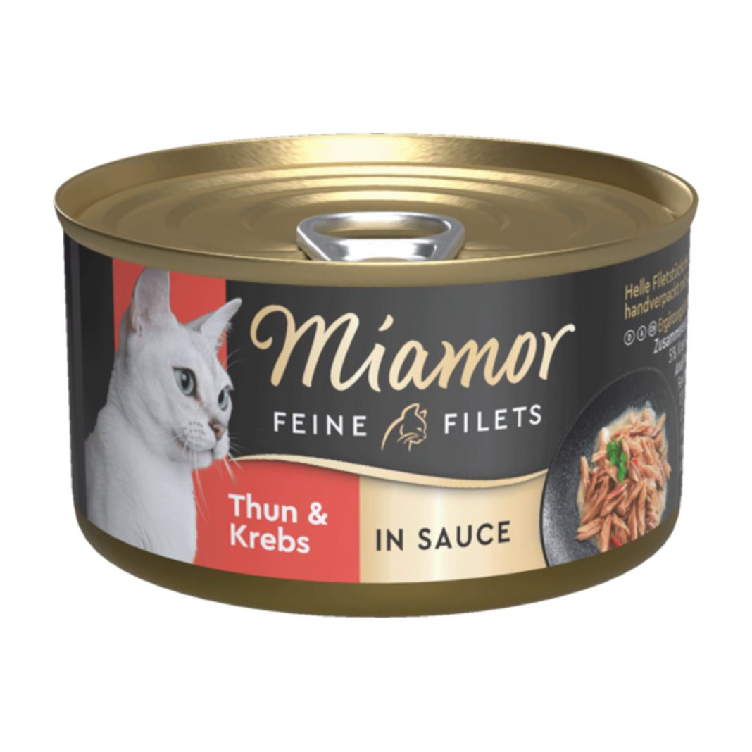 Miamor Feine Filets in Sauce Thun & Krebs | 24 x 85 g