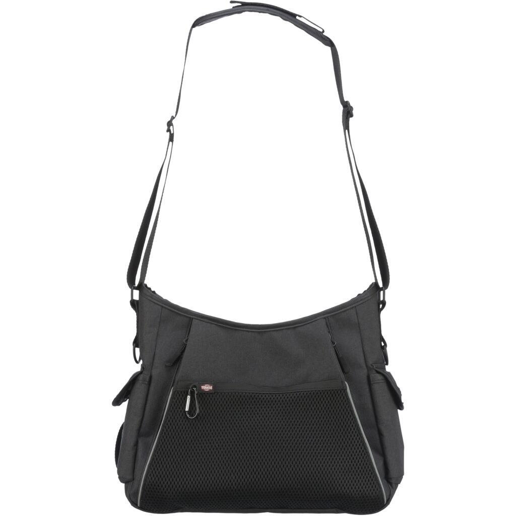 TRIXIE Gassi- und Dummy-Tasche, anthrazit | 34 x 29 x 9 cm