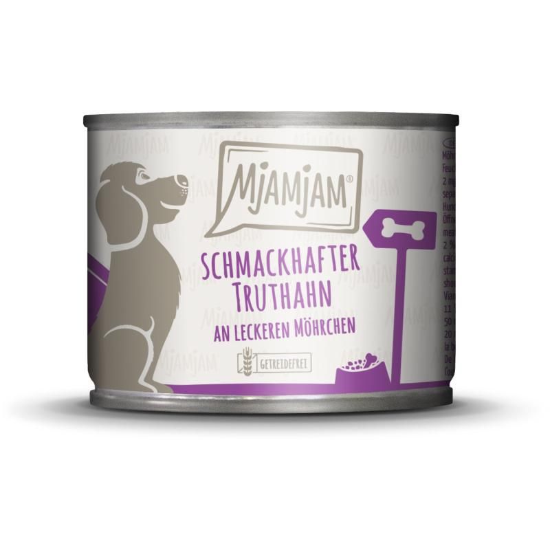 MjAMjAM Dog - Junior - Saftiges Hühnchen mit Ei | 6 x 800 g