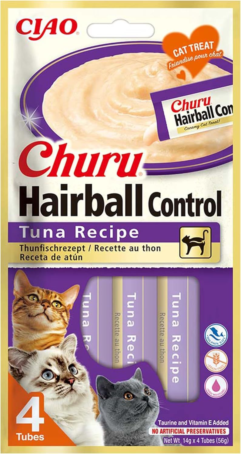 INABA Cat Churu Functional Hairball Controll Thunfisch
