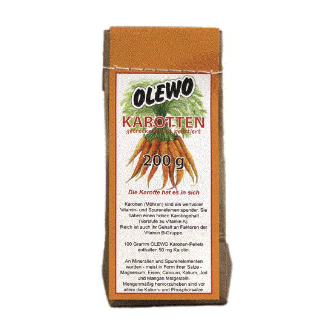 OLEWO Karotten-Pellets für Hunde | 200 g