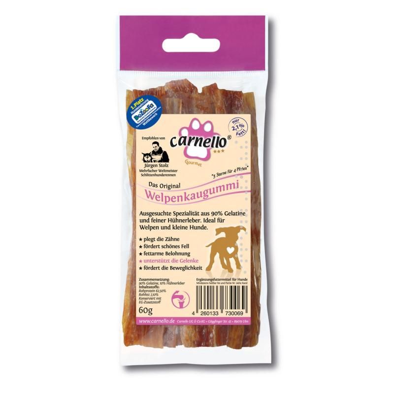 Carnello Welpenkaugummi | 60 g