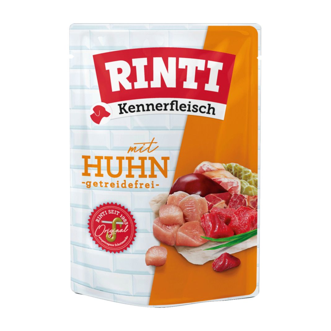 Rinti Kennerfleisch Huhn Pouch | 10 x 400 g
