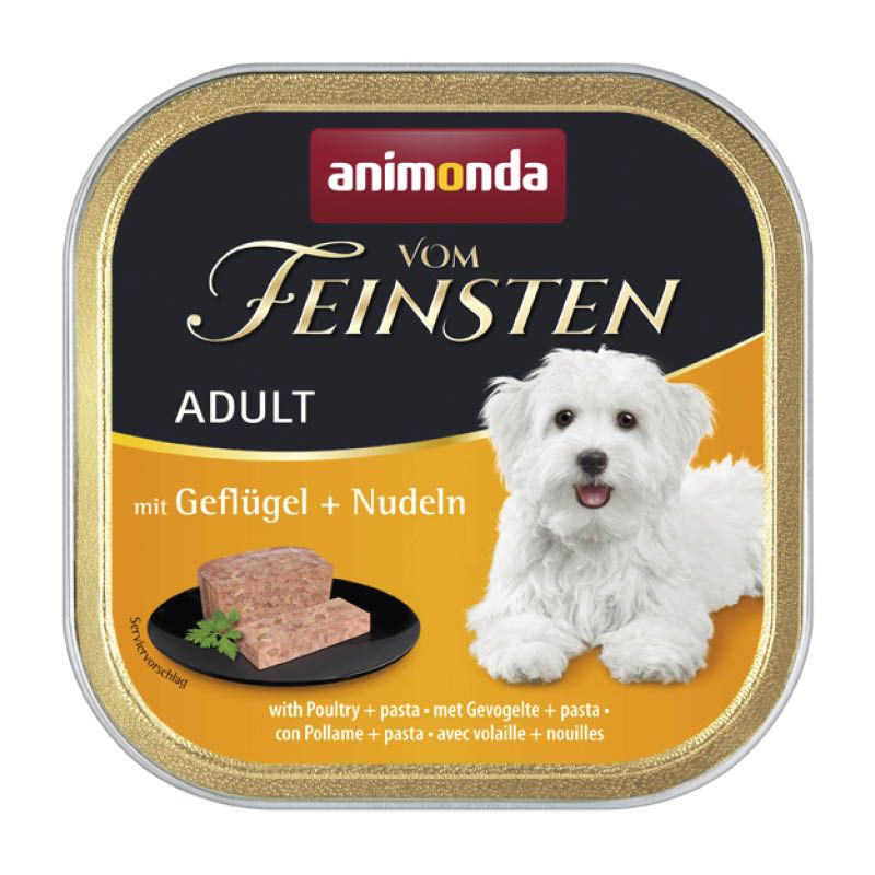 animonda Vom Feinsten - Schale - Adult - mit Geflügel + Nudeln | 22 x 150 g