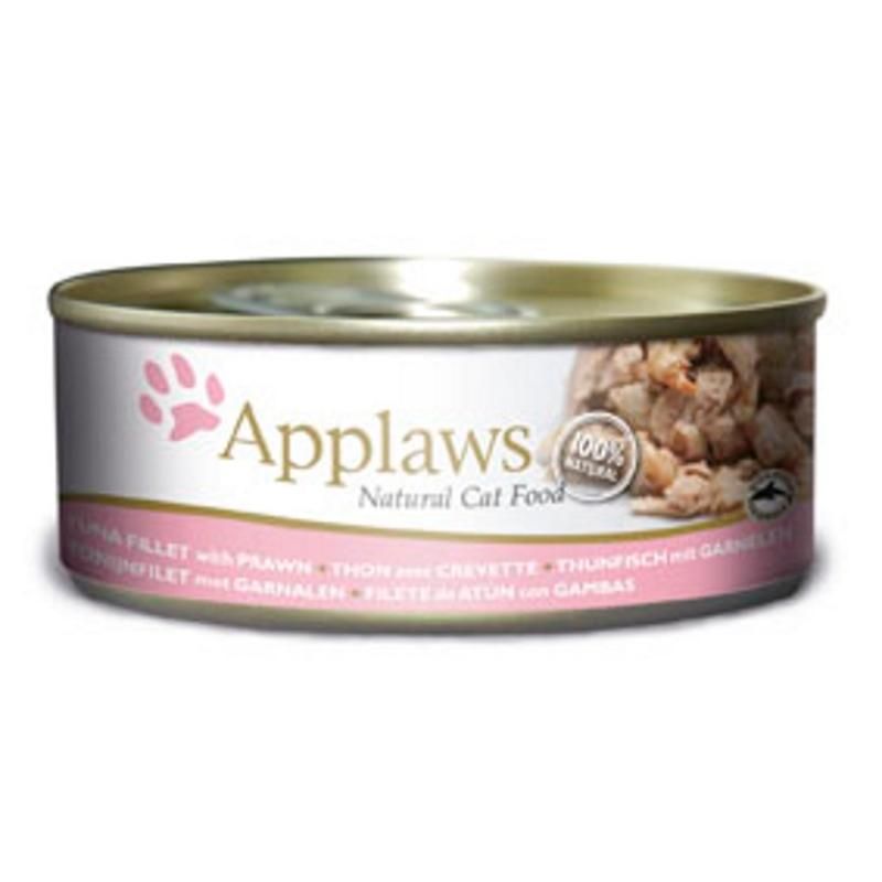 Applaws Dose Thunfischfilets & Garnelen | 24 x 156 g