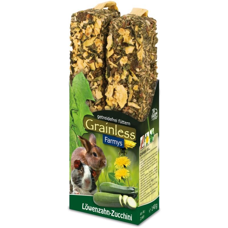 JR Farm Grainless Farmys Löwenzahn-Zucchini | 8 x 140 g