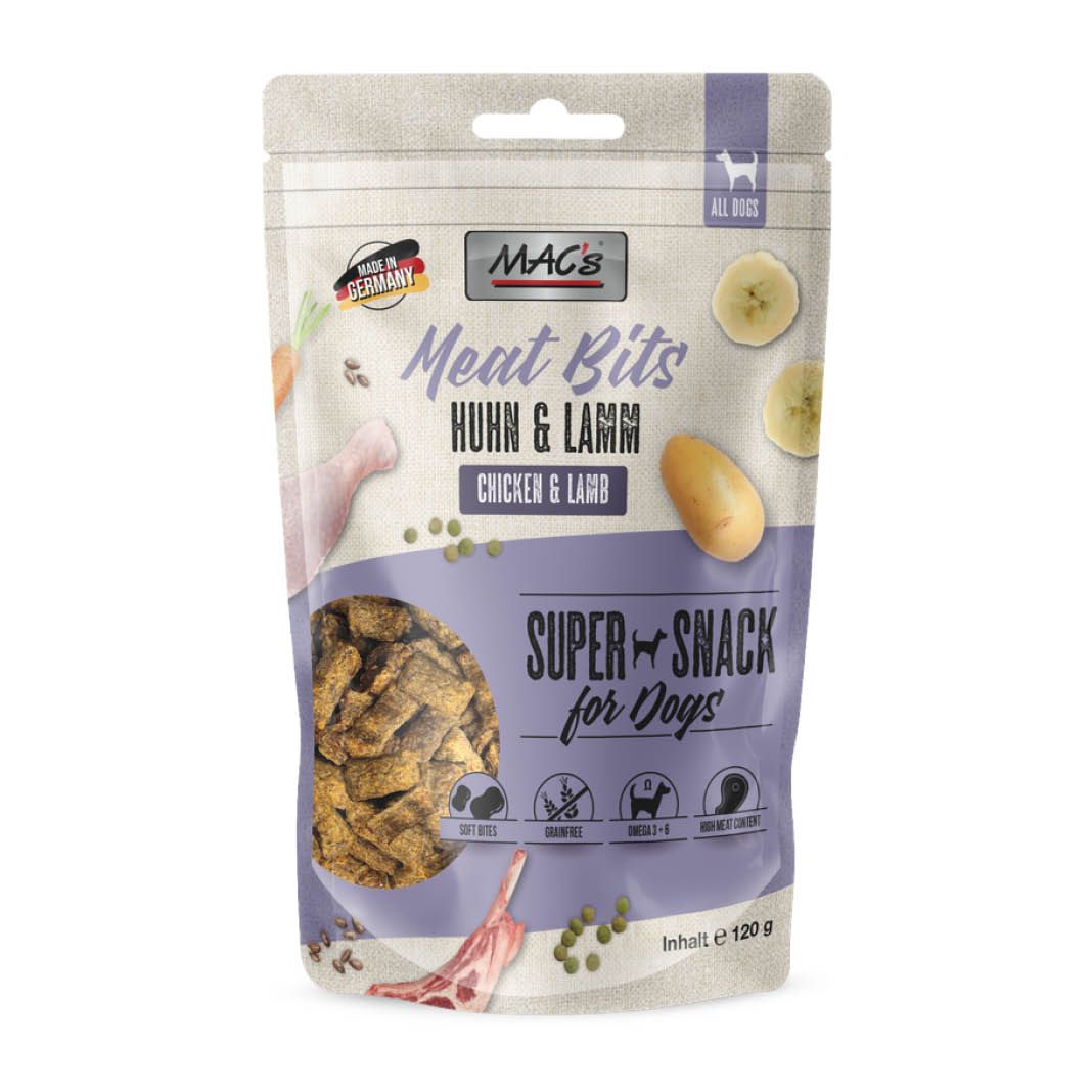 MAC's - Dog - Meat Bits Huhn & Lamm | 9 x 120 g