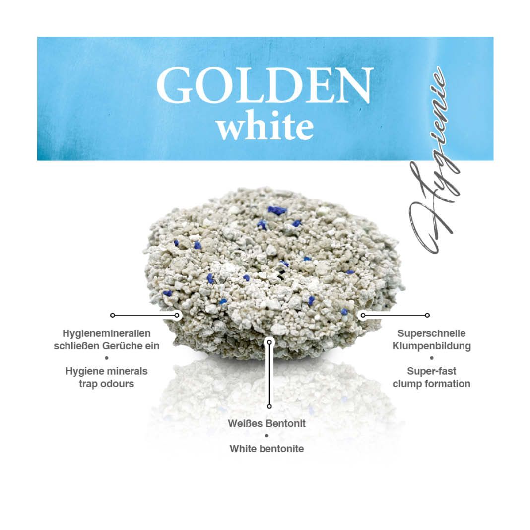 Golden White mit Lavendelduft | 2 x 14 kg