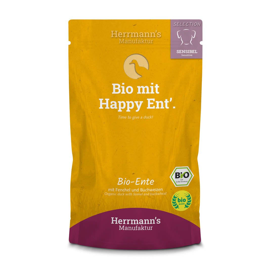 Herrmanns Selection - Sensible - Bio Huhn mit Karotte und Reis | 6 x 800 g
