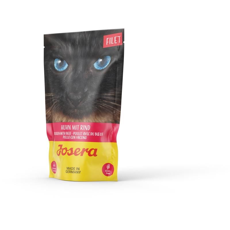 Josera Filet Huhn mit Rind Pouch | 16 x 70 g