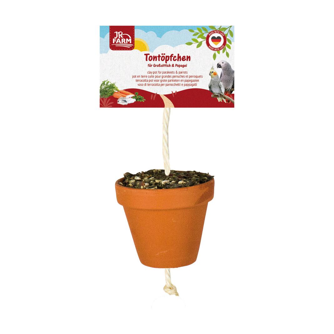 JR Birds Tontöpfchen Großsittich & Papagei | 260 g