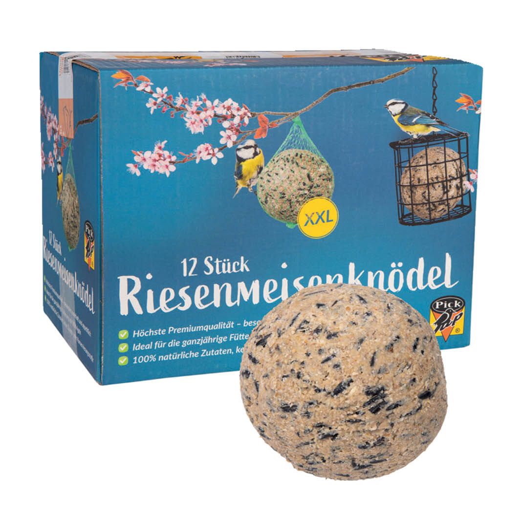 Pick Up Riesenmeisenknödel 12 Stück im Karton ohne Netz | 6 kg
