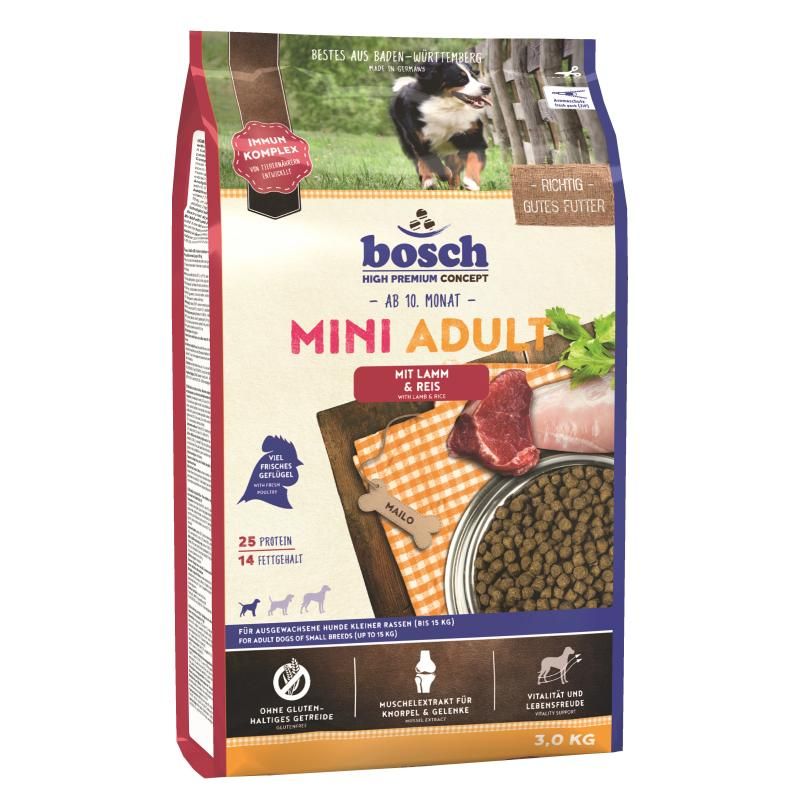 Bosch HPC Mini Adult mit Lamm & Reis | 3 kg