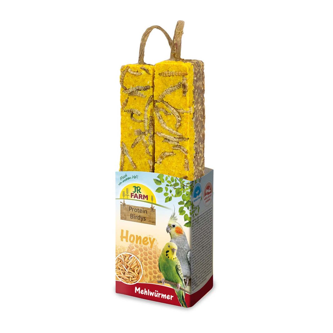 JR Birds Protein-Birdys Honey Mehlwürmer | 7 x 150 g