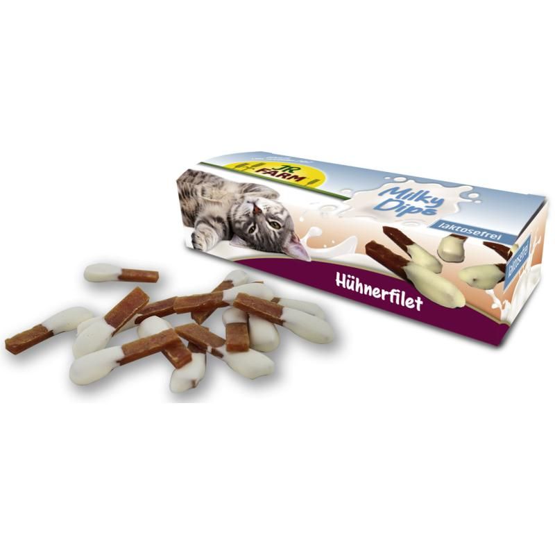 JR Cat Milky-Dips Hühnerfilet | 12 x 30 g